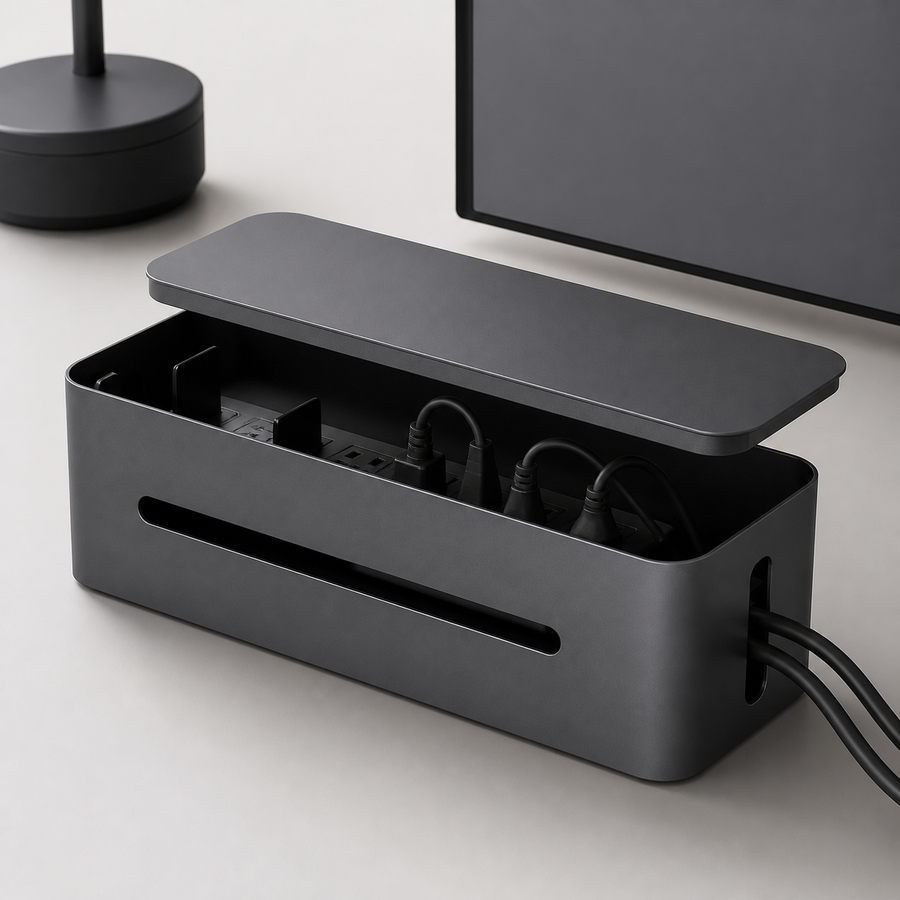 Boite cache-cables premium